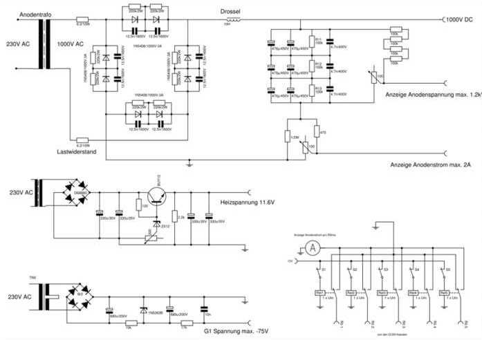 Anode Heizung Gitter